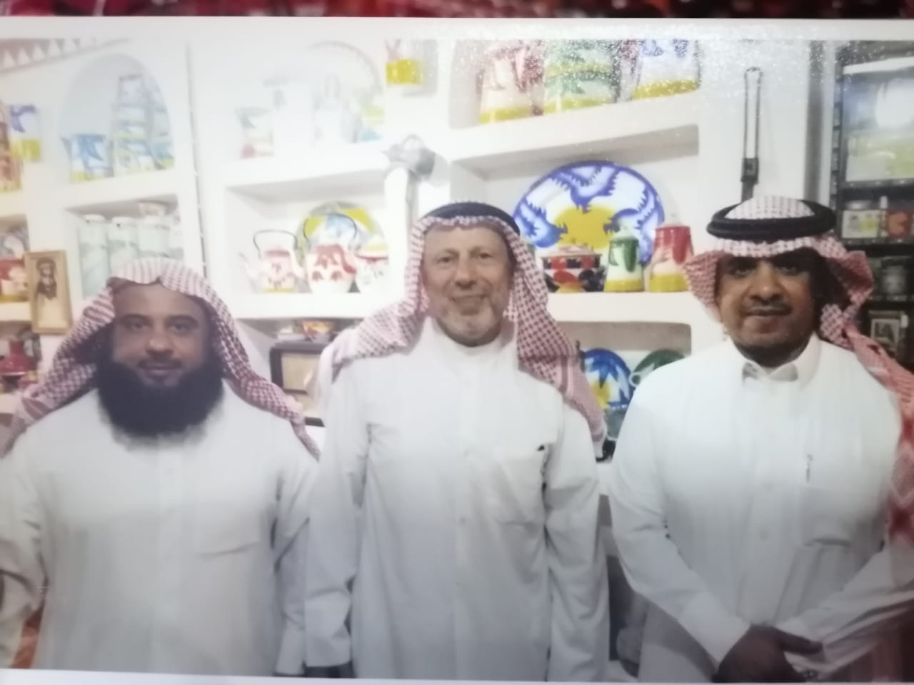 زيارة القارئ أحمد خضر الطرابلسي، حارس منتخب الكويت، للمتحف.